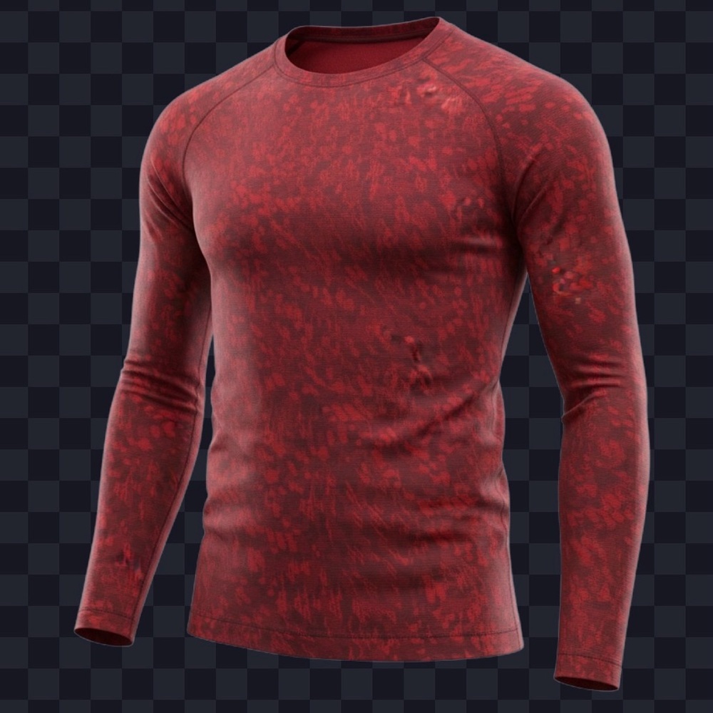 Lululemon XL Metal Vent tech Lunar New Year’s  Red Long Sleeve Shirt